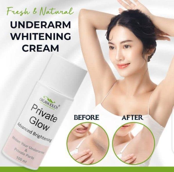 Underarms Whitening Cream - 100ml with Brightening and Whitening - Image 3