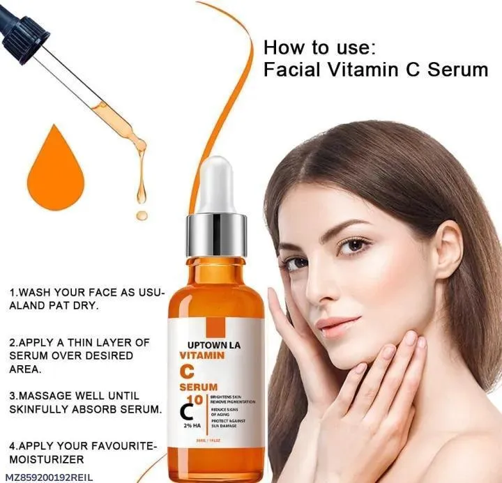 Uptown La Vitamin C Serum 10% Brightening Glow Skin Care