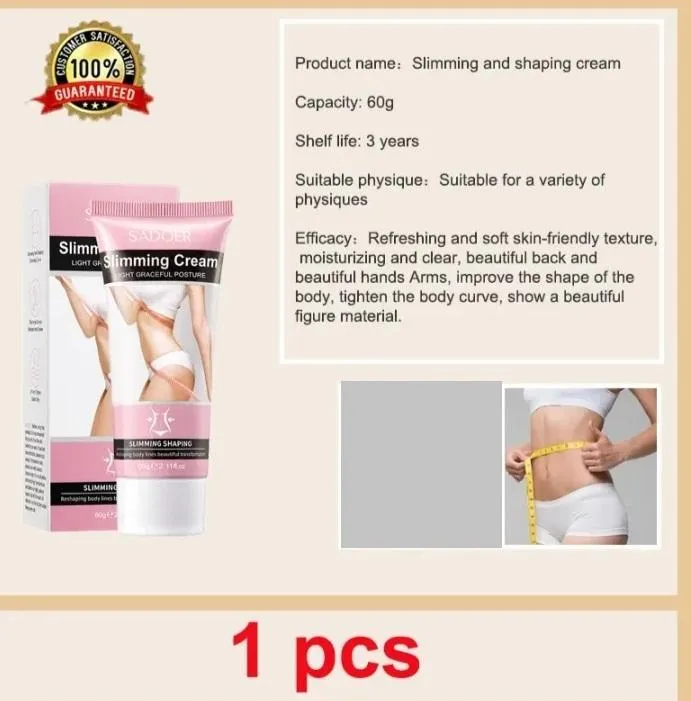 Slimming Cream 60g for Waist Shaping & Moisturization - Image 5