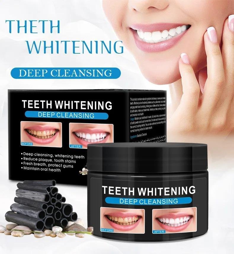 Teeth Whitening Activated Charcoal Toothpaste, 60 g